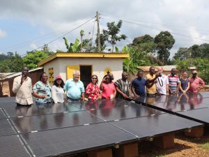 V4CP Energy team at Black Star MiniGrid in Ghana