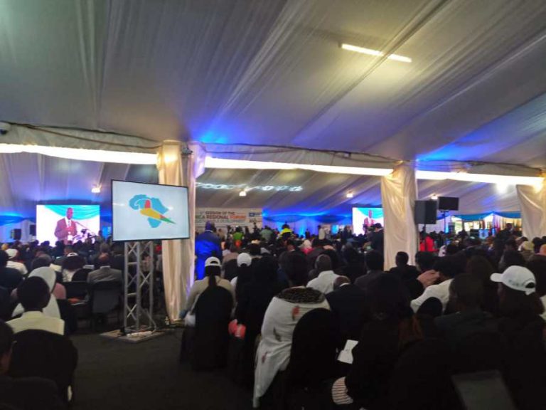 Participants during one of the sessions on the ARFSD 2020 Forum.