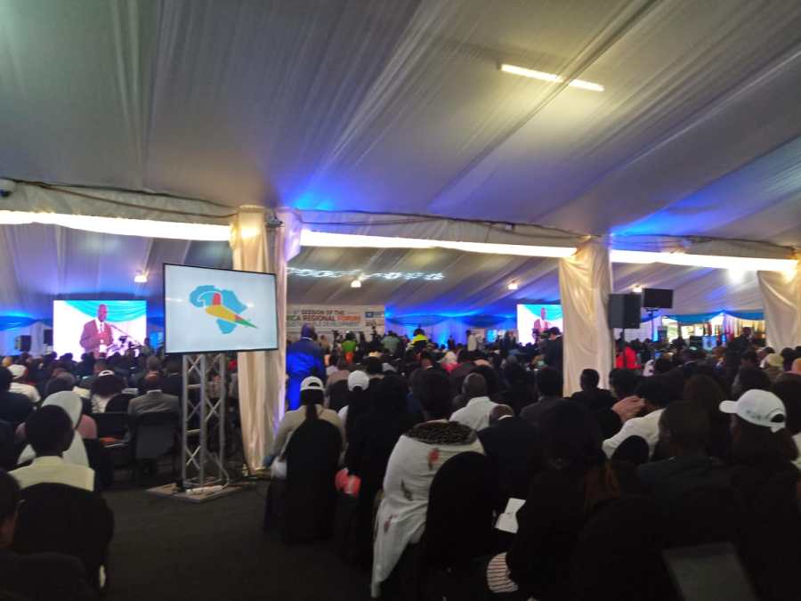 Participants during one of the sessions on the ARFSD 2020 Forum.