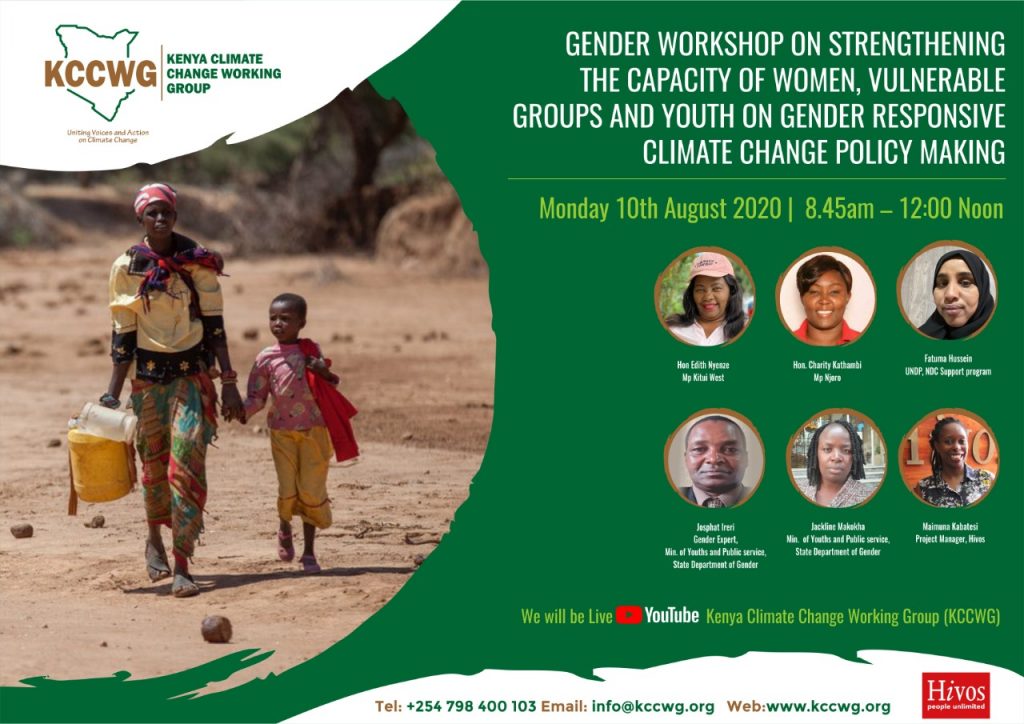 Gender Workshop on Strengthening the Capacity on Gender Responsive Climate Change Policy Making
